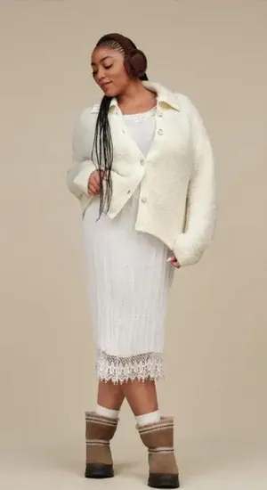 UGG Wool Blend Alaura CloudFluff Sweater thumbnail 6