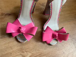 Rare bloggers fav ASOS Harminise bow-front heeled sandals thumbnail 5