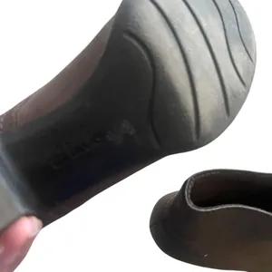 Clarks Indigo Women's‎ Size 8.5 M Brown Leather 3 Inch Heel Tie Ankle Booties thumbnail 8