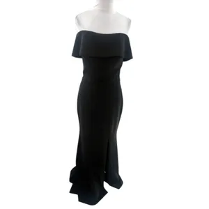 BHLDN‎ Delice Off The Shoulder Evening Maxi Dress Black 8 LBD thumbnail 3