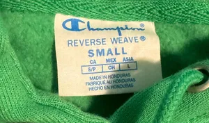 Champion Green Cropped Hoodie thumbnail 4