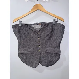 Jamie Tube in 70s Combo Free People ‎ Sz Large J thumbnail 2