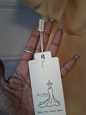 Gown Gallery bridal and formal wear "wedding dress" jumpsuit in yellow size 4. New with tags. thumbnail 2