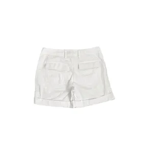 Lauren Ralph Lauren Cuffed White Linen Blend Chino Shorts Size 2 thumbnail 2