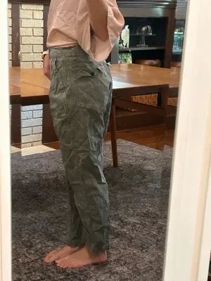 Madewell Green Cargo Pants!  thumbnail 6