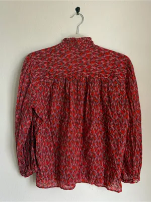 Joie Stinson Henley Cotton Blouse thumbnail 5