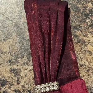 Vintage Cachet Dress Prom Hoco Gown 90s Formal Empire Dark Romance Burgundy Sz 4 thumbnail 9