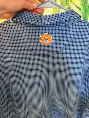 Auburn polo colored shirt in light blue and navy Tigers unlimited thumbnail 3