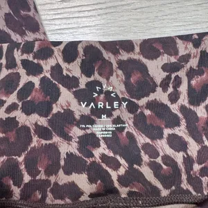 Varley Womens Leopard Print High Rise Activewear Leggings Size Medium‎ M thumbnail 3