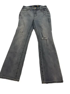 7 For All Mankind Tummy less High Rise Slim Bootcut Medium Wash Jeans Sz 12 thumbnail 5