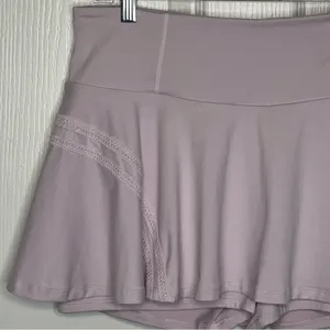 Free People Movement Pleats And Thank You Tennis Skort Sz XL Violet Frost thumbnail 4