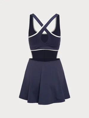 Berlook Activewear Navy Blue Athletic Tennis Dress thumbnail 6