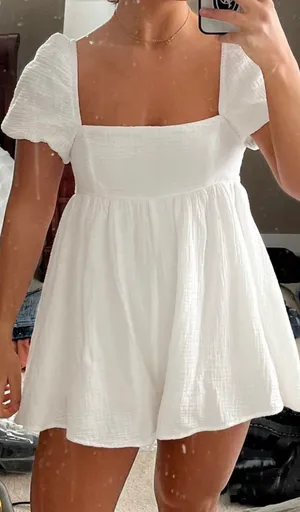 Princess Polly White Romper thumbnail 3