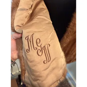 Vintage 50s/60s EMBA Autumn Haze Natural Brown Mutation Mink Fur Stole Capelet thumbnail 3