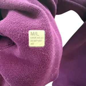Lululemon Scuba Oversized Funnel Neck Sweatshirt Dramatic Magenta Purple Sz M/L thumbnail 6