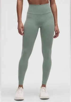 Lululemon NWT Wunder Train High Rise Tights 28” Leggings Crater Blue Size 14 thumbnail 1