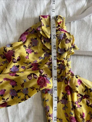 For Love & Lemons Silk Mini‎ Dress Floral Sweatheart Size XS thumbnail 9