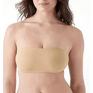 True& Co True Body Wireless Bandeau Bra Size Medium in Desert‎ NEW thumbnail 1