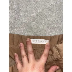Everlane Khaki High‎ Waist Size 6 Side Zip up Shorts Pockets thumbnail 6