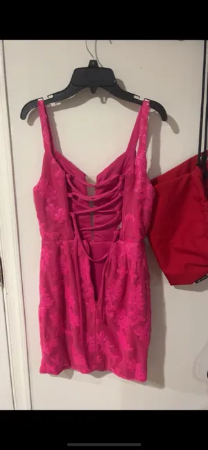 Hoco Dress Pink thumbnail 2