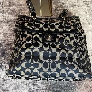 Coach Monogrammed Signature Tote Bag thumbnail 8