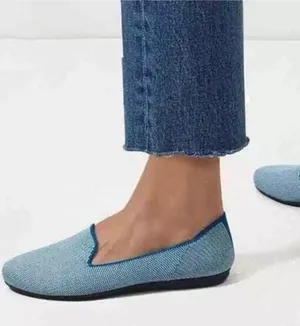 Rothy’s The Loafer Indigo Cloud Women’s Size 9.5 thumbnail 1