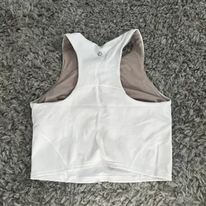 Lululemon White Invigorate Tank Size 6 thumbnail 2