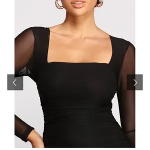 Windsor Mesmerize In Mesh Ruched Mini Dress thumbnail 3