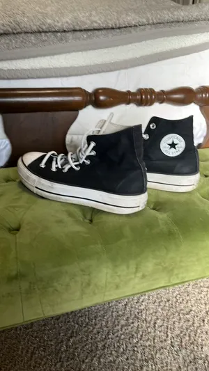 Converse High-Top Black All Star Chuck Taylor Platform Lift Women’s Shoes thumbnail 8