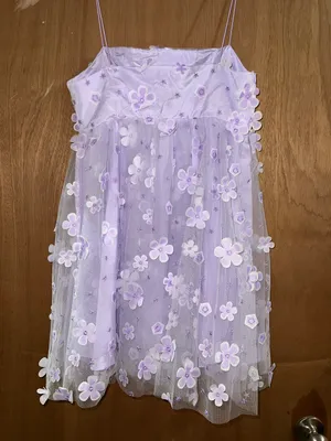 SheIn Floral Appliqué Dress thumbnail 2