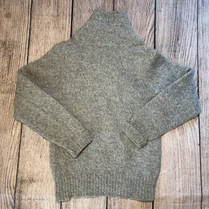 Vtg 70s LL Bean Pullover Wool Heavy‎ Cowl Neck Sweater USA Made Womens L Oatmeal thumbnail 7