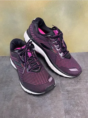 Brooks Ghost 12 Women's Running Shoes Black/Fuchsia Size 10B thumbnail 14