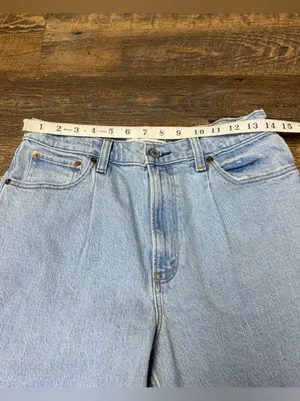 Abercrombie & Fitch the 80s Mom High Rise Jeans Women's 28/6L Retro Pleated thumbnail 3