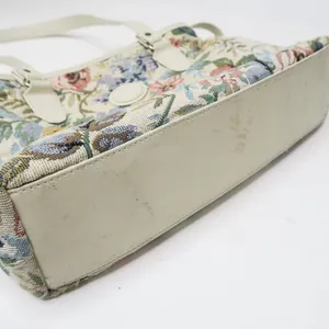 Vintage 80s Mitzi Floral Tapestry Shoulder Bag thumbnail 10