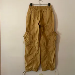 Abercrombie & Fitch Khaki Streetwear Parachute Utility Cargo Pants Baggy Small thumbnail 7
