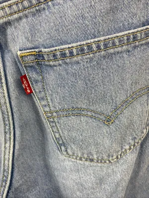 Levis '94 Baggy Wide Leg BarrelJeans Womens 26 Blue Medium Wash Denim thumbnail 3