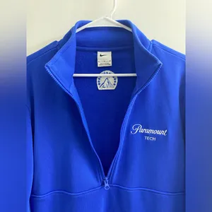 Nike Royal Blue Paramount Tech Half-Zip Pullover Size M thumbnail 9