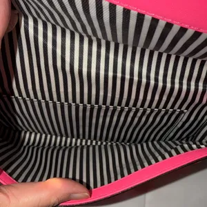 Kate Spade Vibrant Pink Clutch with Bow Accent thumbnail 4