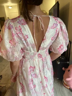 Hello Molly Pink Floral Maxi Dress thumbnail 3