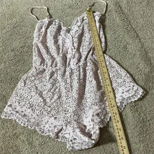 Victoria's Secret Floral Babydoll Lace Teddy Romper Romantic Pink‎ XS thumbnail 5