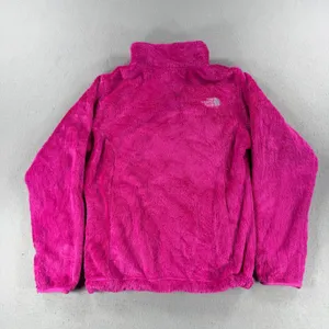 Y2k The North Face Girls Osito Jacket Pink Full Zip Size Large 14/16 or Women XS thumbnail 2