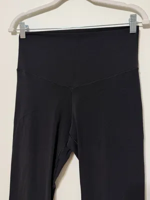 Aerie Chill Play Move Leggings Size Large Black 7/8 Cropped thumbnail 4