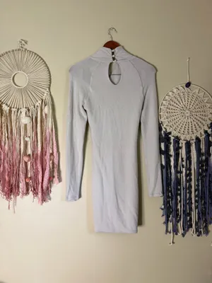 REVOLVE NBD Crossover Mini Knit Dress Size Small thumbnail 4