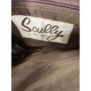 Scully Waist Belt Pouch Wallet Brown Leather Camo‎ Unisex Travel Easy Carry New thumbnail 5