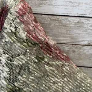 Vtg 90s Helene Blake Womens 12 Dress Sage Green Floral Lace Cottagecore Made USA thumbnail 10