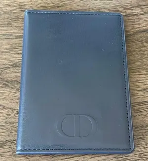 Dior Beauty Navy Leather Passport Holder NEW thumbnail 1
