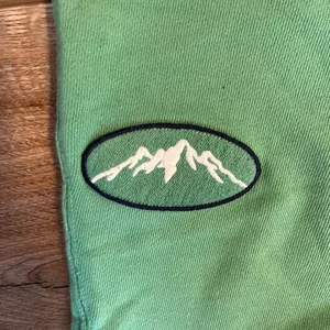 Aerie Green Joggers with ski patches thumbnail 3