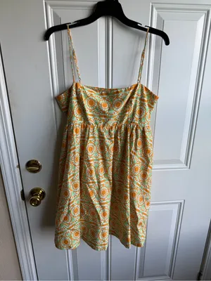 Anthropologie Maeve Printed Babydoll Mini Dress thumbnail 4