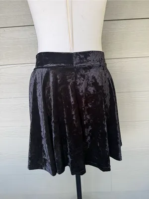Urban Coco Velvet Skater Skirt thumbnail 3