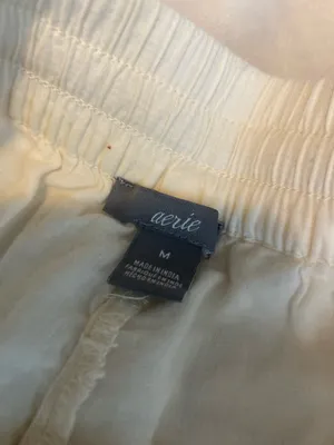 Aerie white flowy shorts  thumbnail 7